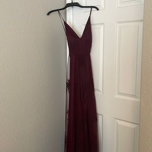 Red Galina Signature prom/bridesmaid dress